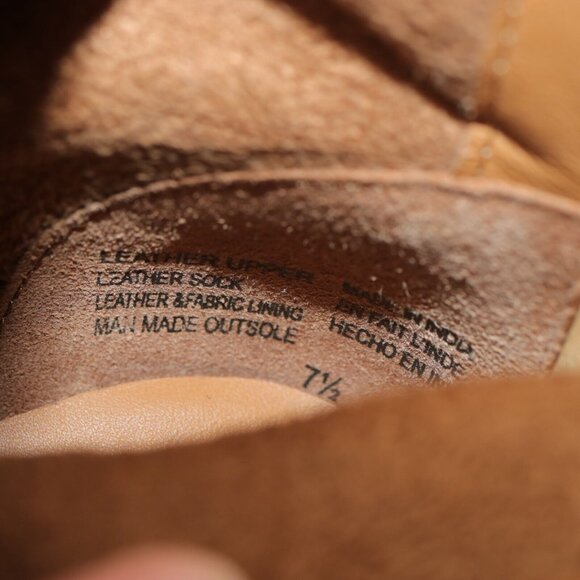 Seychelles Women's Floodplain Boot Size 7.5 Animal Print Tan Brown Black Leather - Picture 12 of 12